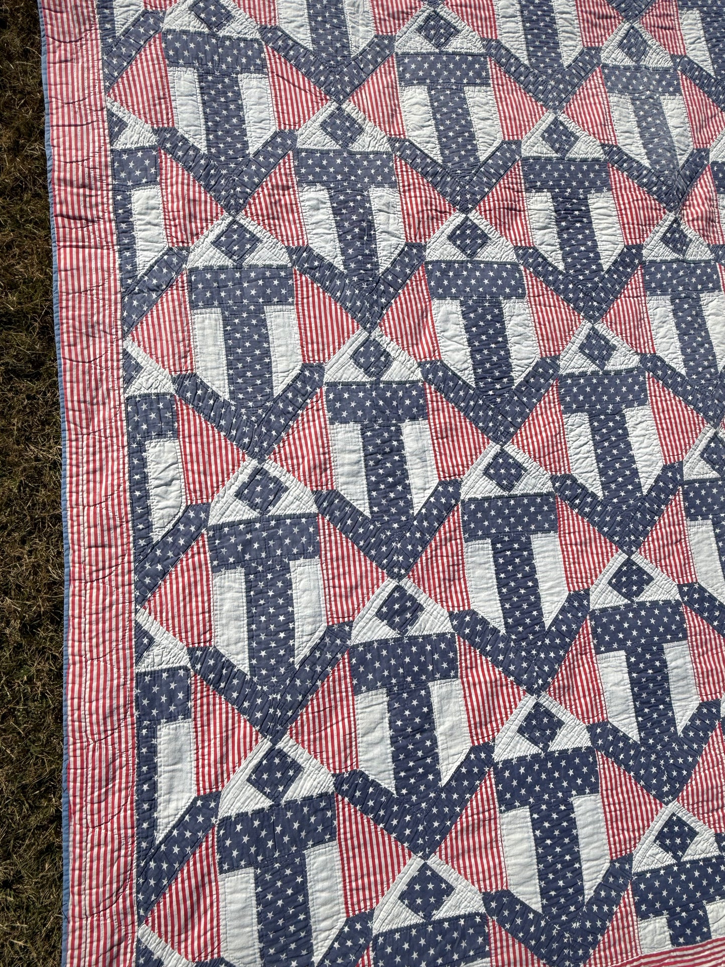 Anchors Aweigh Patriotic Quilt