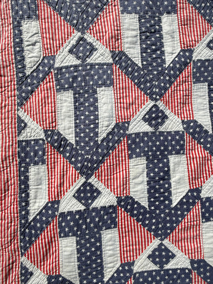Anchors Aweigh Patriotic Quilt