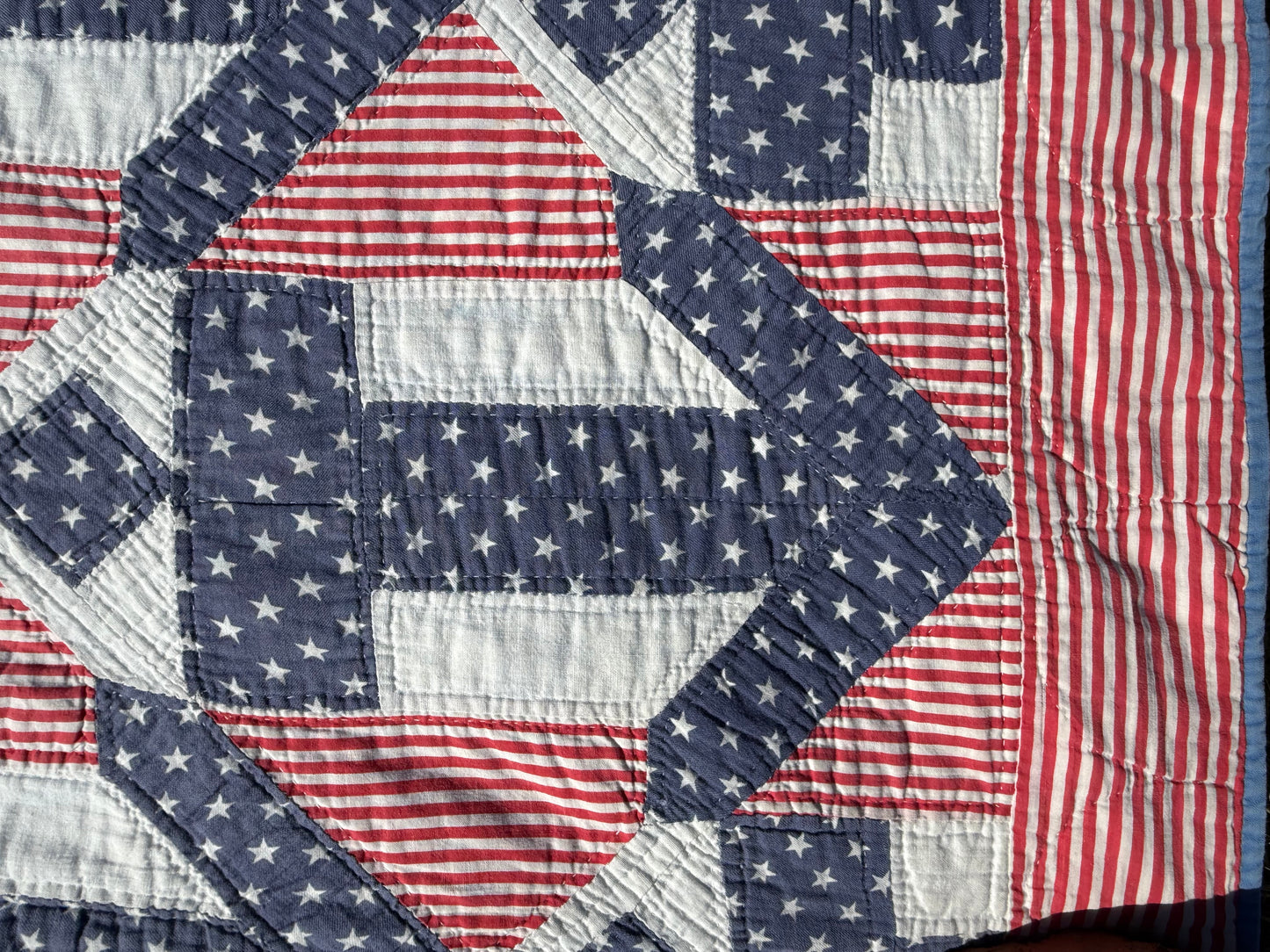 Anchors Aweigh Patriotic Quilt