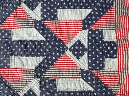 Anchors Aweigh Patriotic Quilt