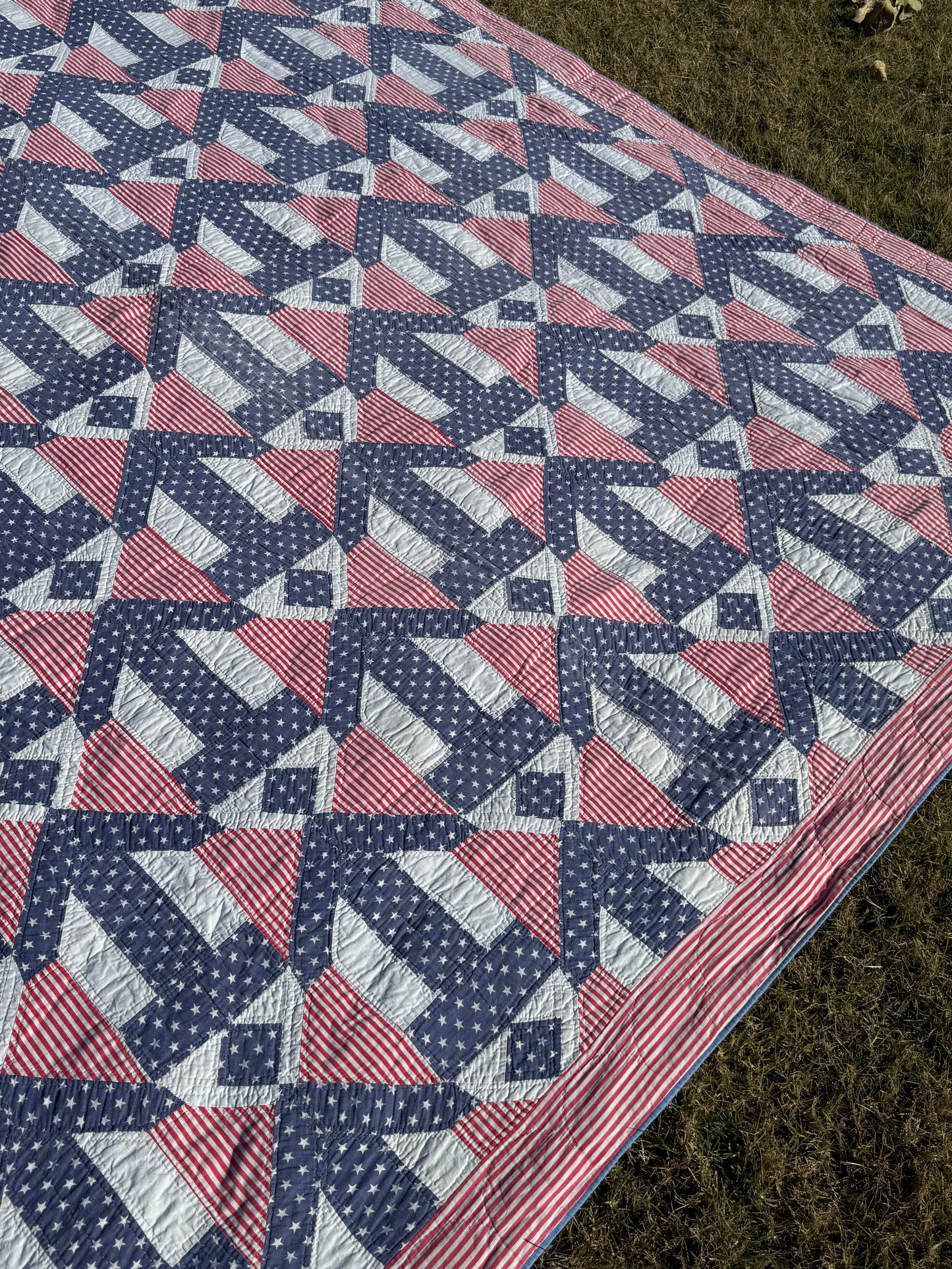 Anchors Aweigh Patriotic Quilt