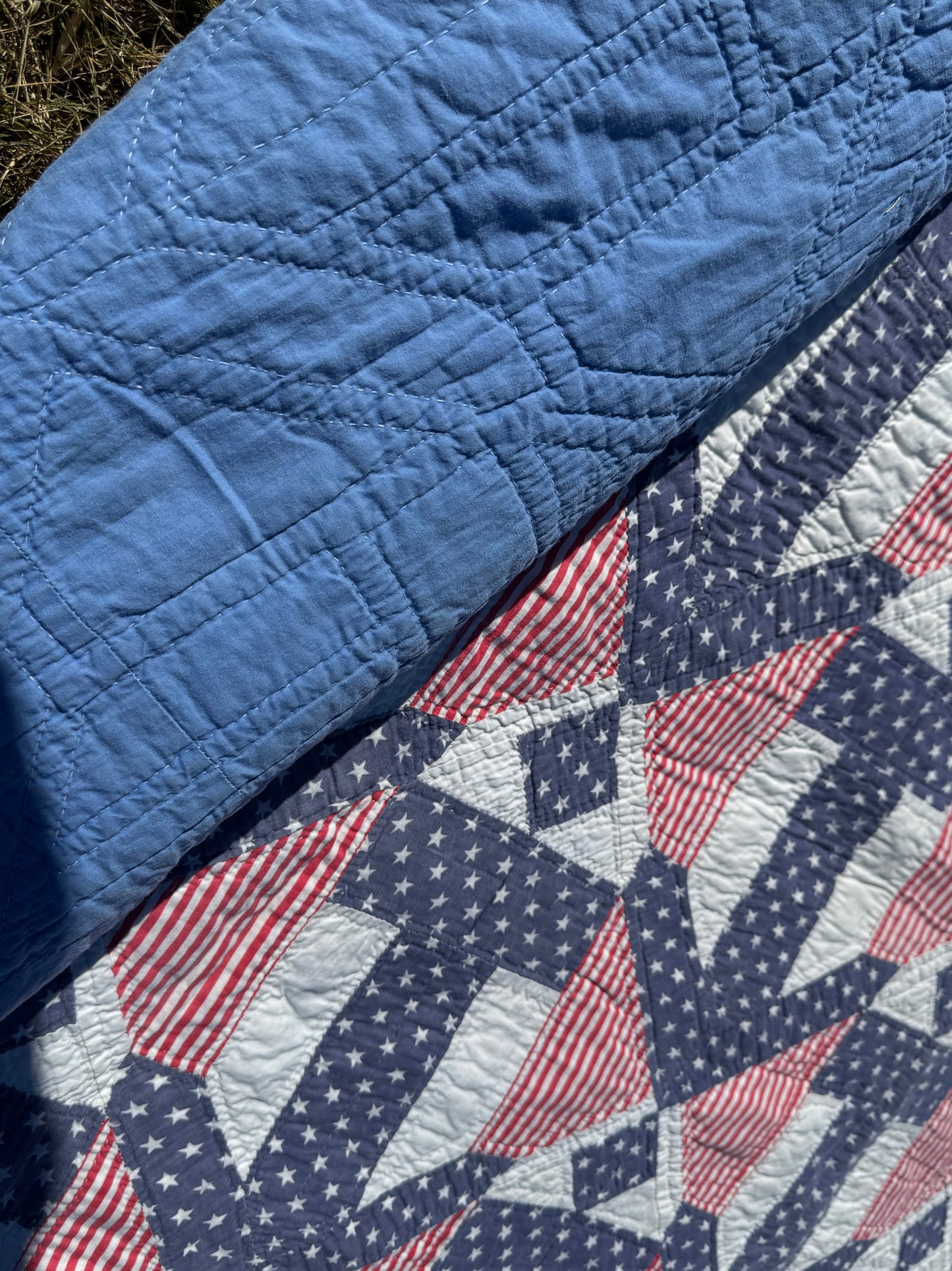 Anchors Aweigh Patriotic Quilt