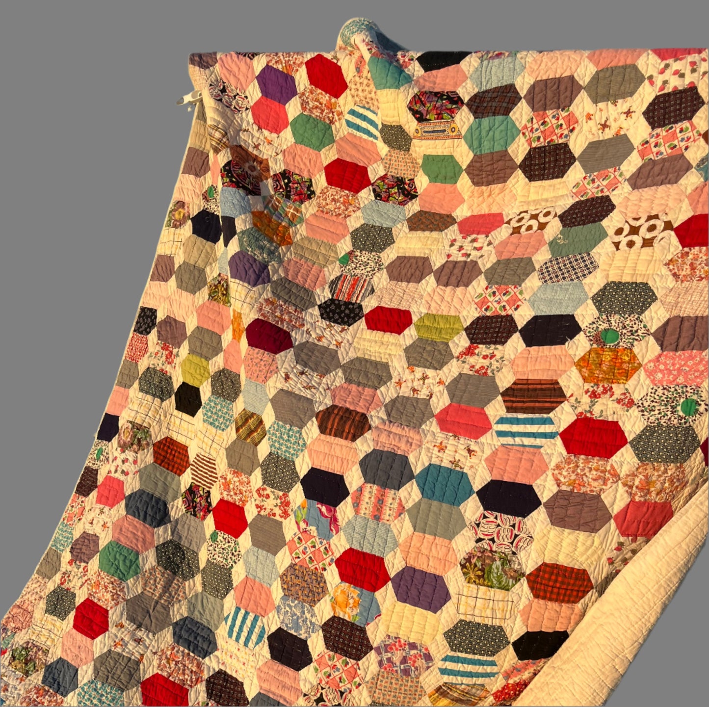 Scrappy Stained Glass Quilt