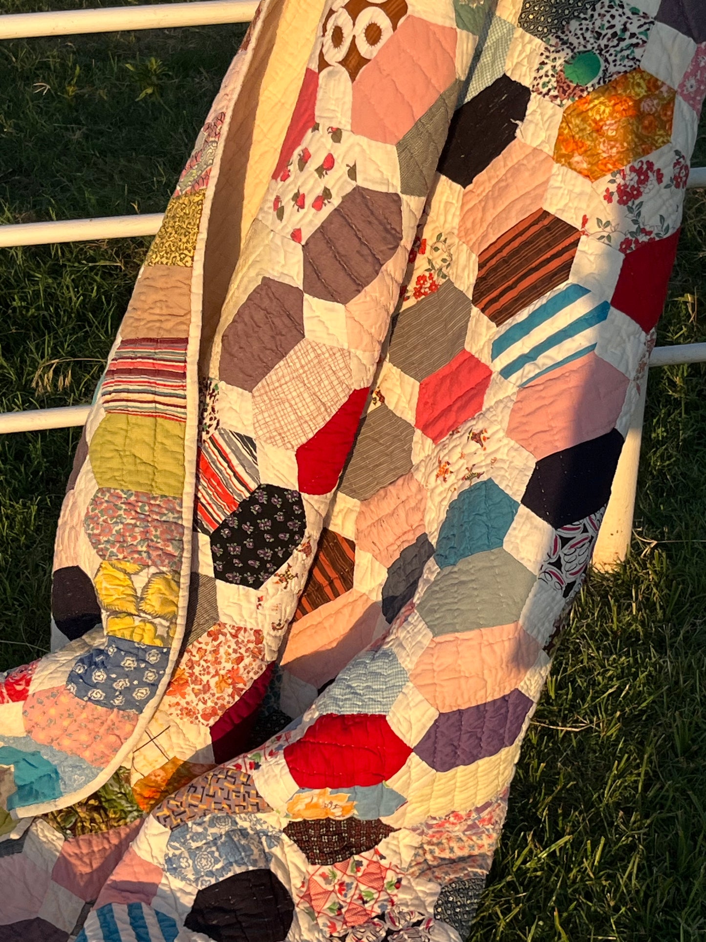 Scrappy Stained Glass Quilt