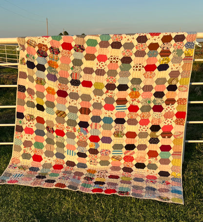 Scrappy Stained Glass Quilt