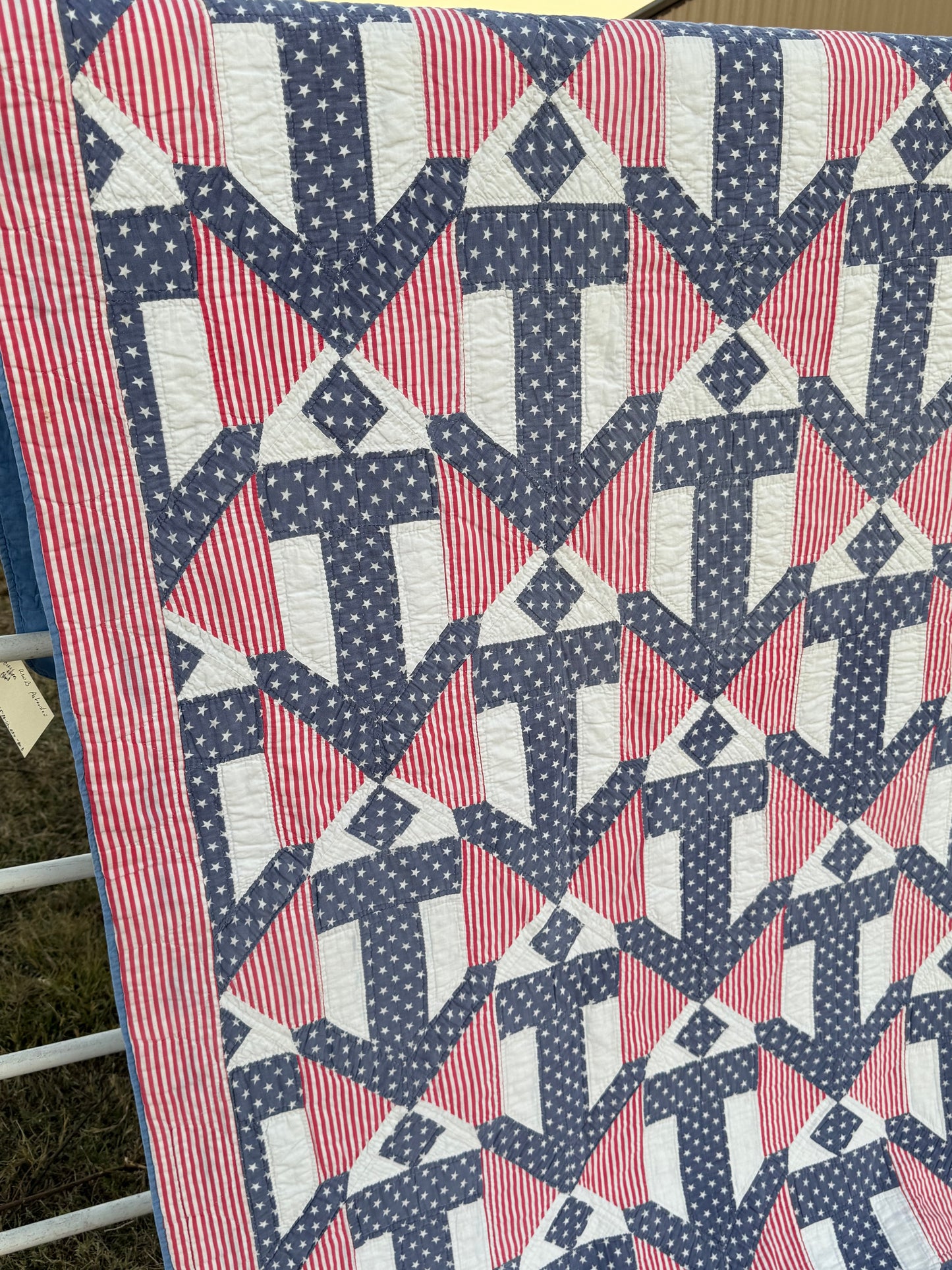 Anchors Aweigh Patriotic Quilt