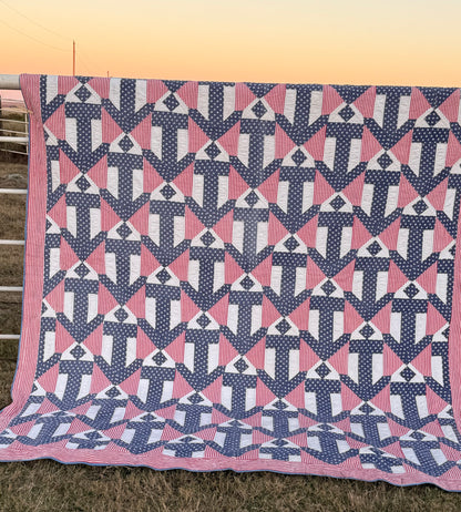 Anchors Aweigh Patriotic Quilt