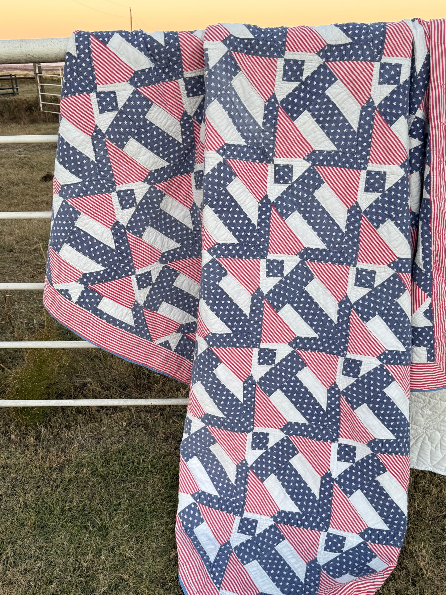 Anchors Aweigh Patriotic Quilt