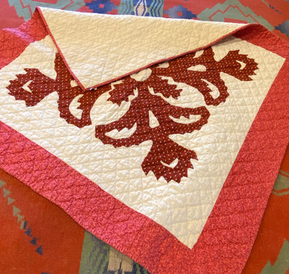 Coxcomb Crib Quilt - Applique