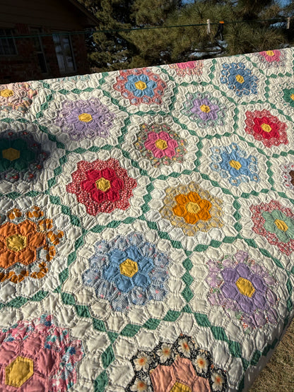 Fabulous Flower Garden Quilt
