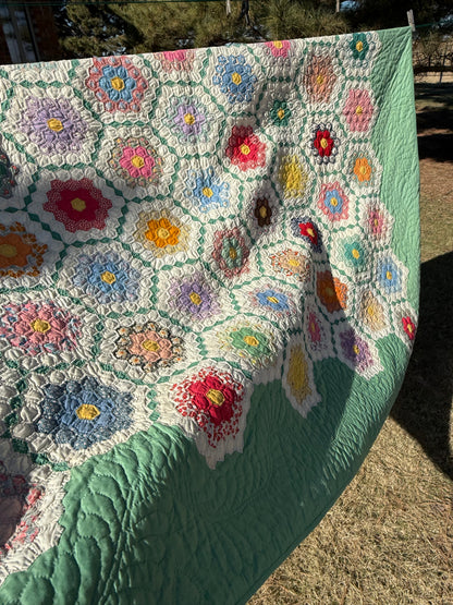 Fabulous Flower Garden Quilt