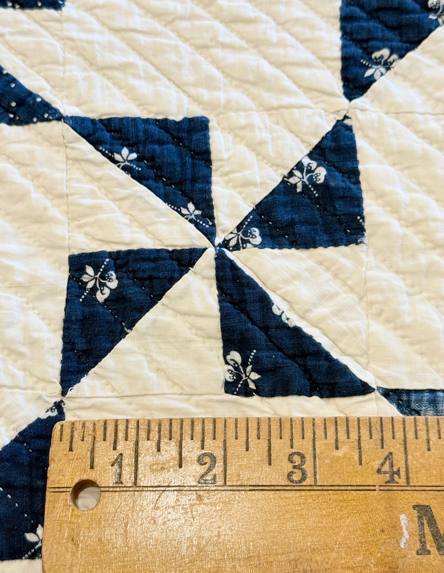 Indigo Mini Pinwheels Quilt
