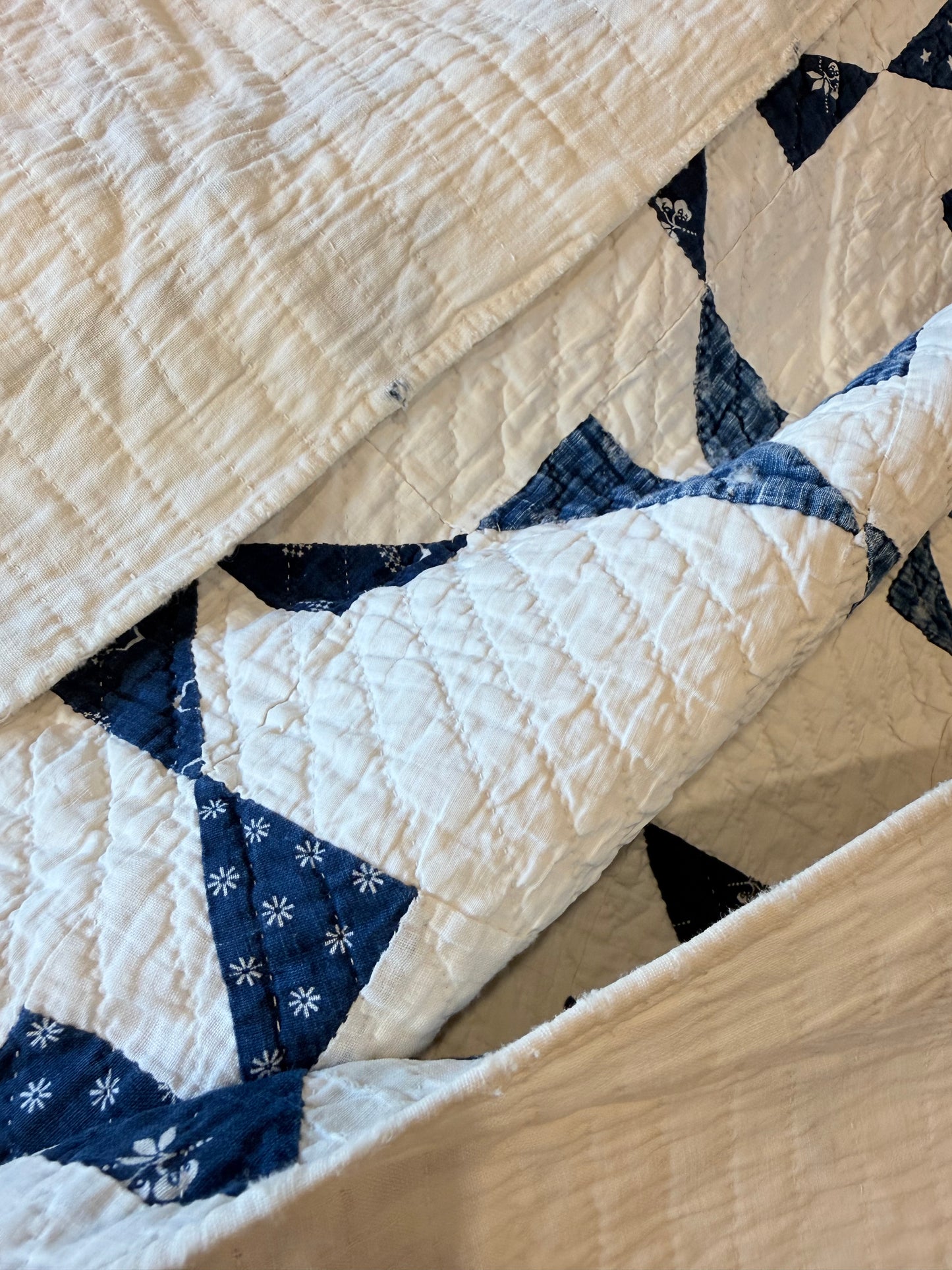 Indigo Mini Pinwheels Quilt