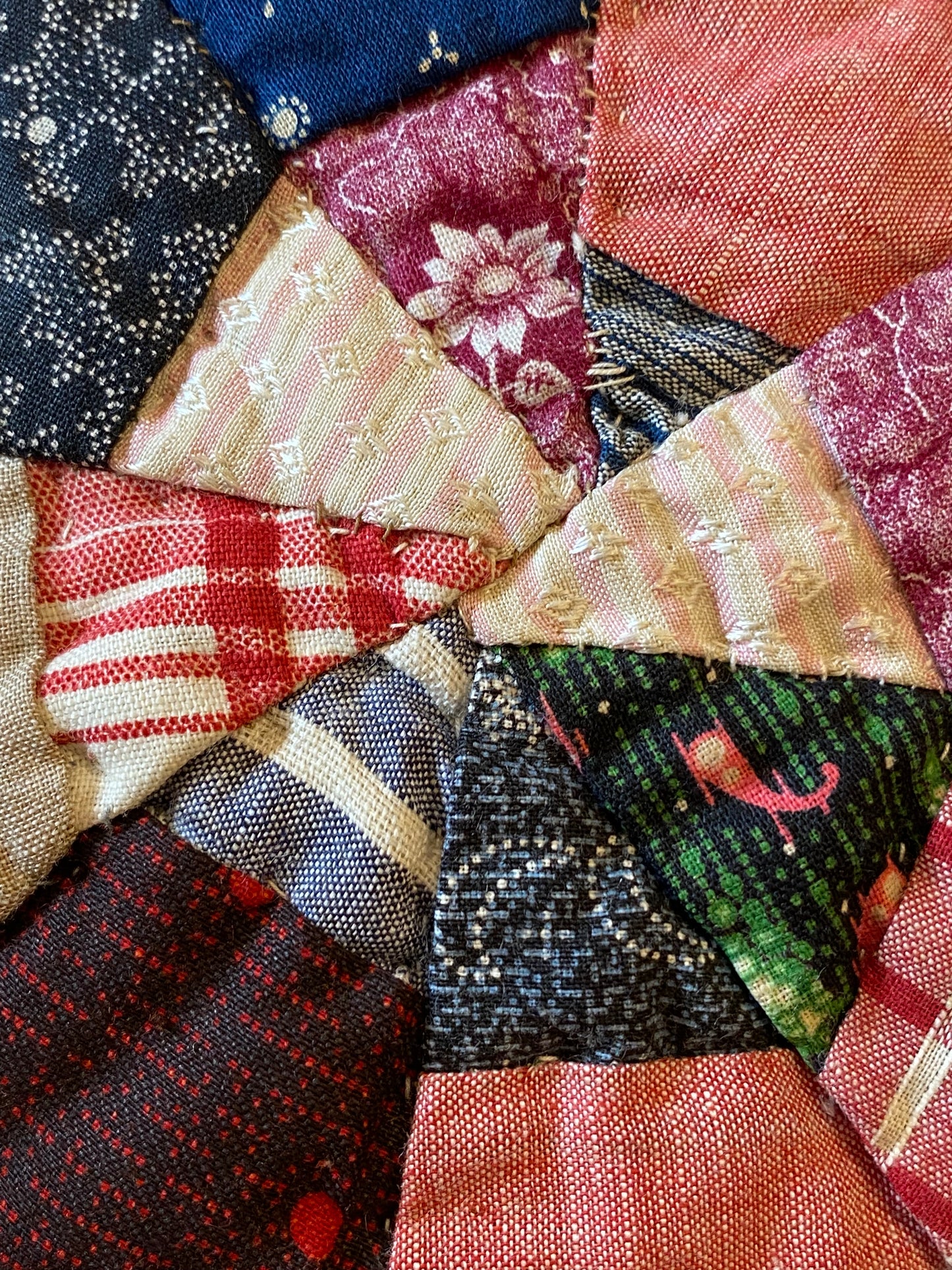 Scrappy String  Stars-  A Pennsylvania Quilt