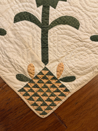 Early Pineapple Appliqué Quilt