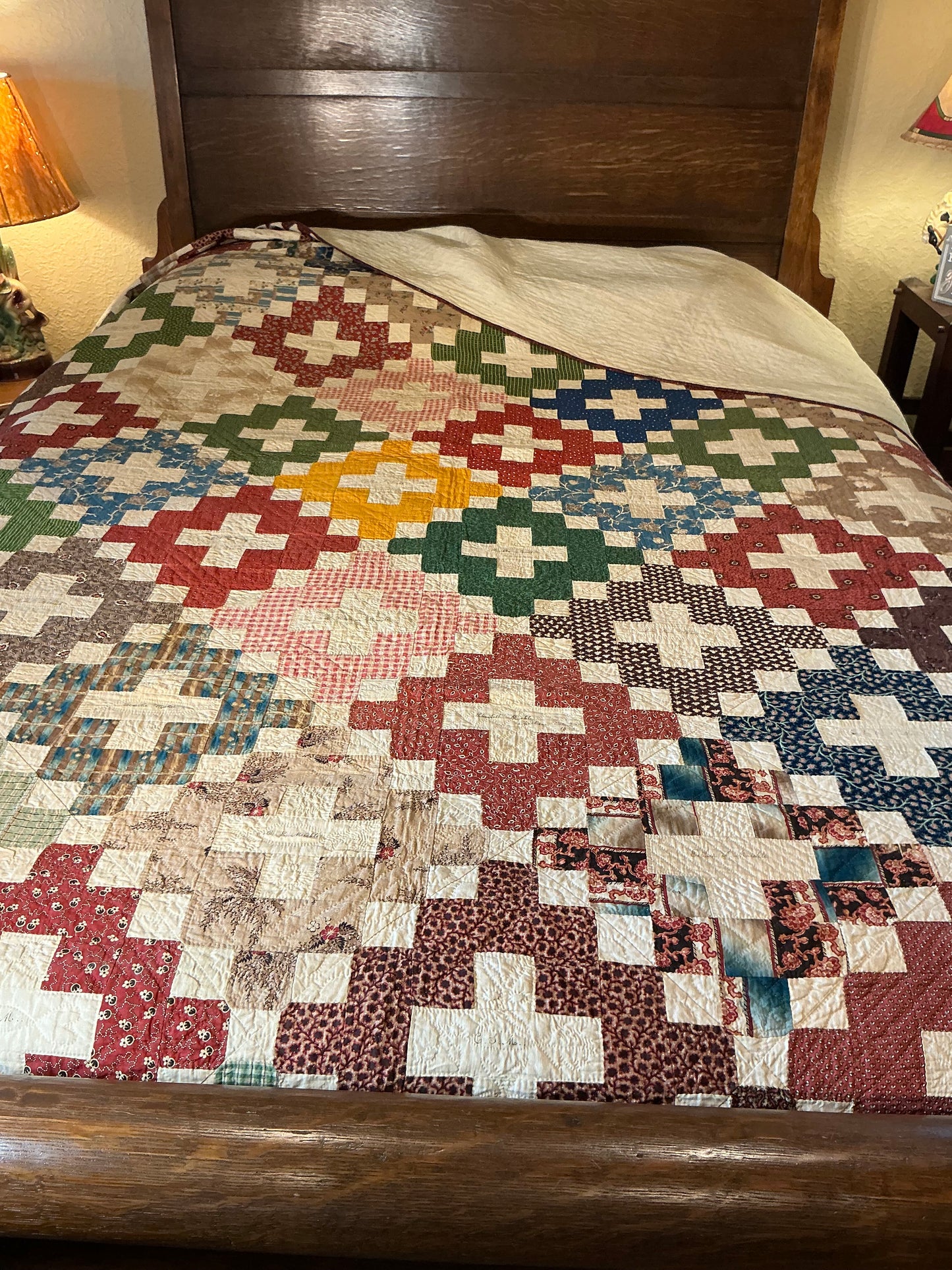 Early 1853 New York Signature Album Quilt