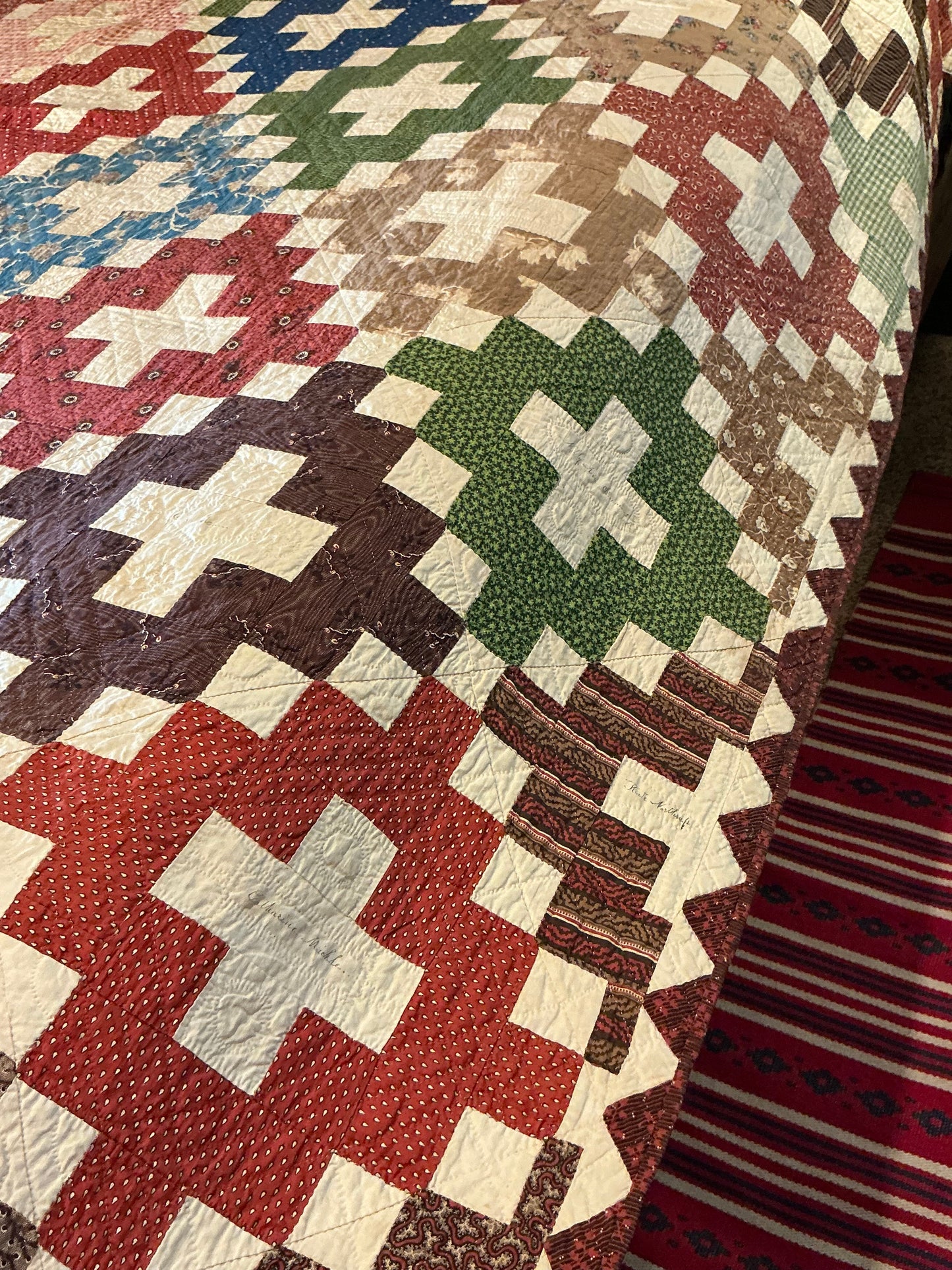 Early 1853 New York Signature Album Quilt