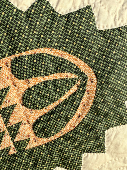 Early Pineapple Appliqué Quilt