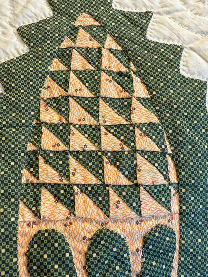 Early Pineapple Appliqué Quilt