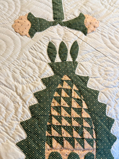 Early Pineapple Appliqué Quilt