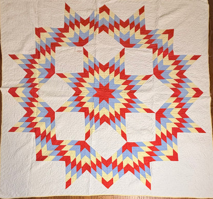 Broken Star Quilt in Solids