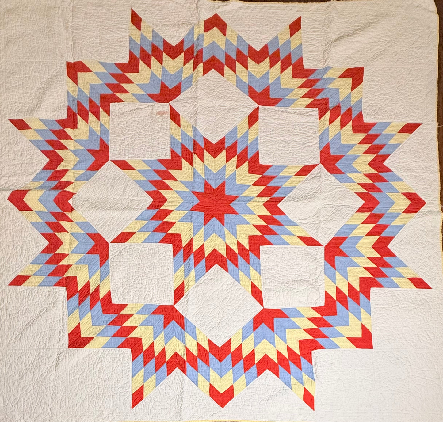 Broken Star Quilt in Solids