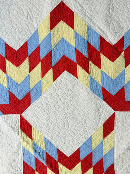 Broken Star Quilt in Solids