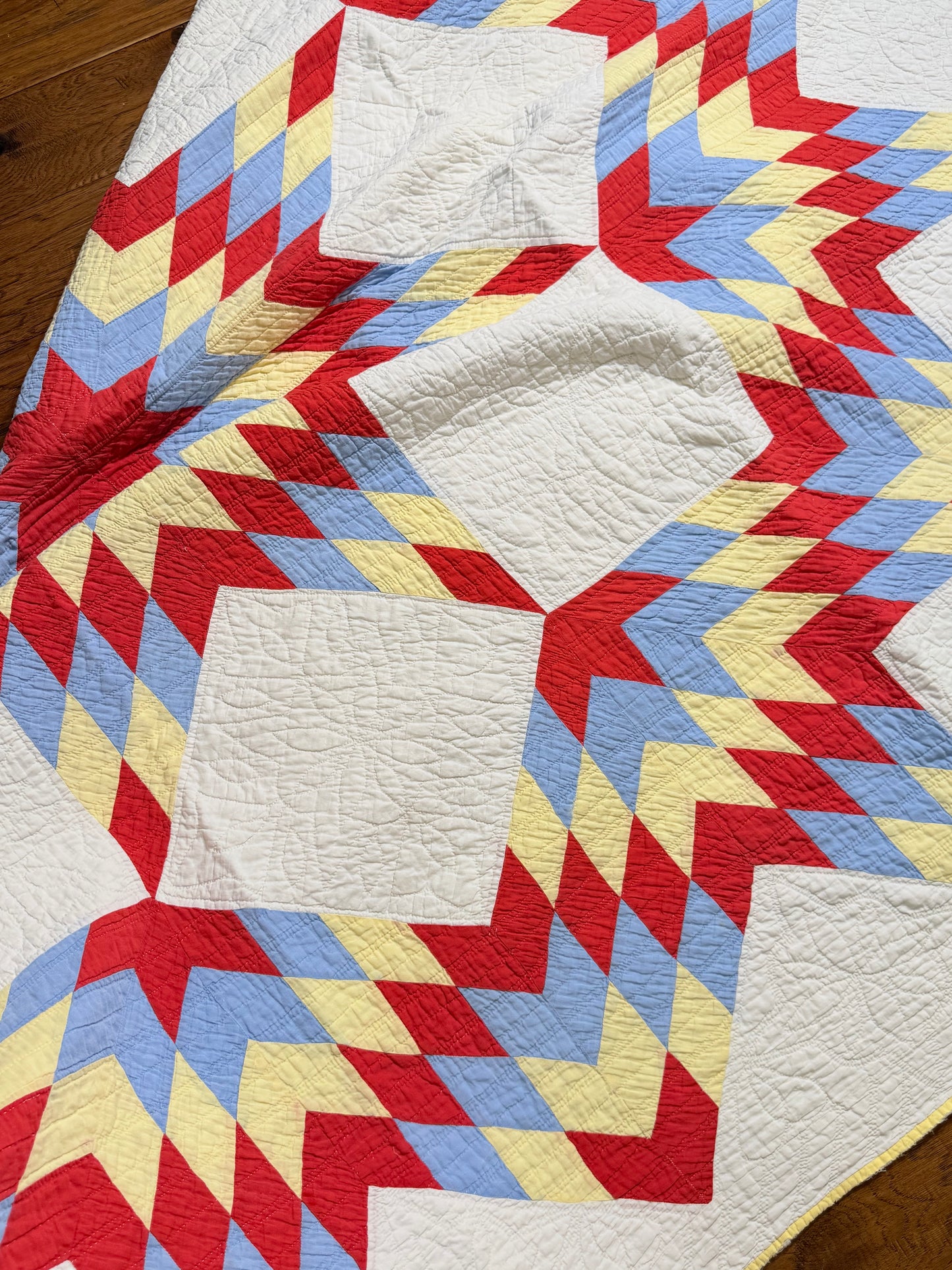 Broken Star Quilt in Solids