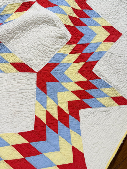 Broken Star Quilt in Solids