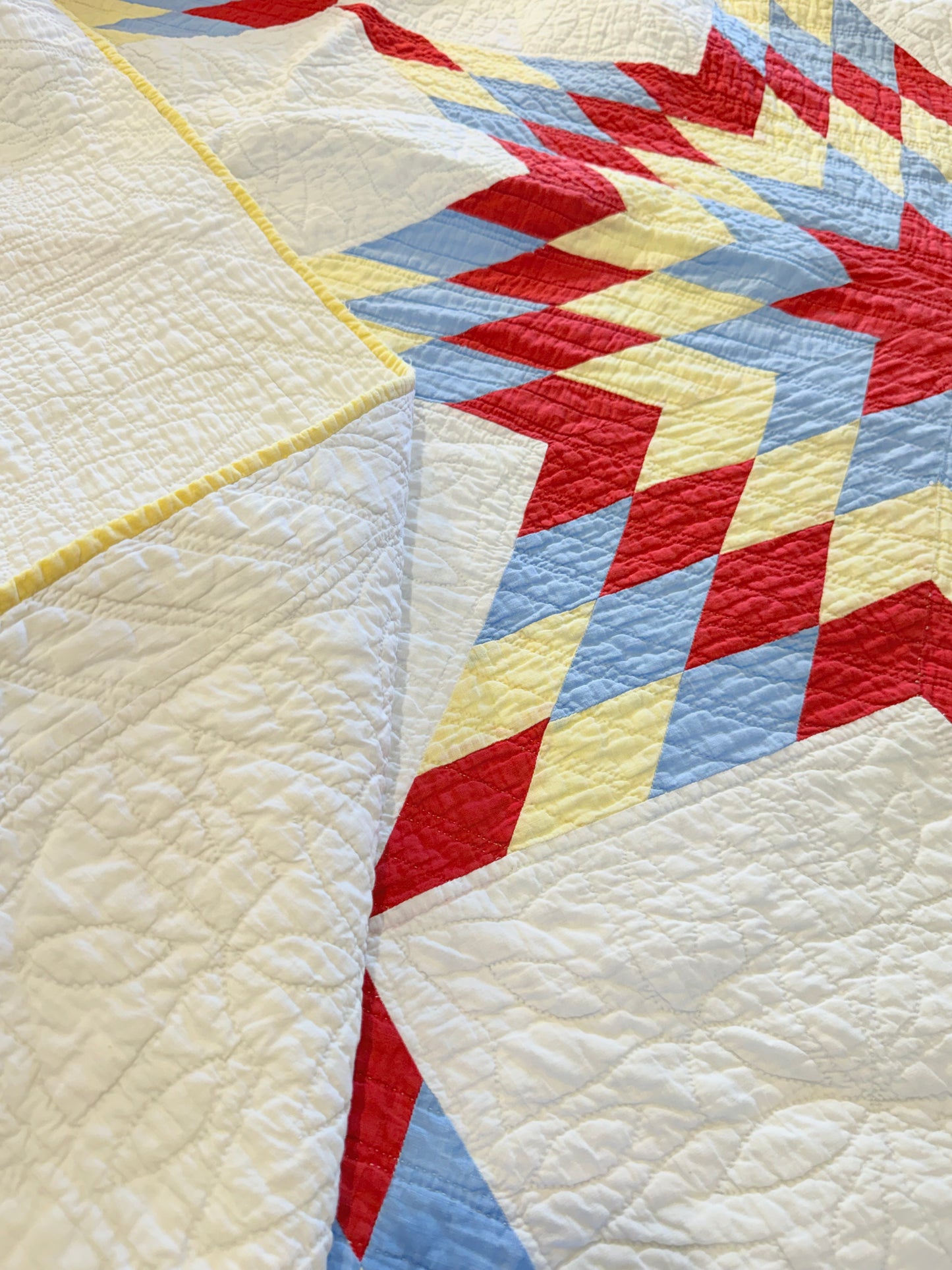 Broken Star Quilt in Solids