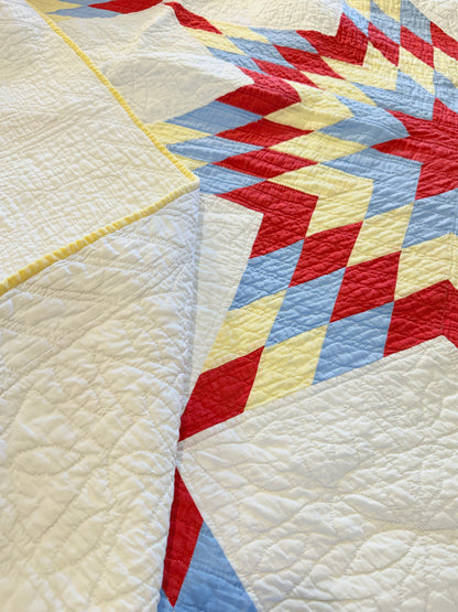 Broken Star Quilt in Solids
