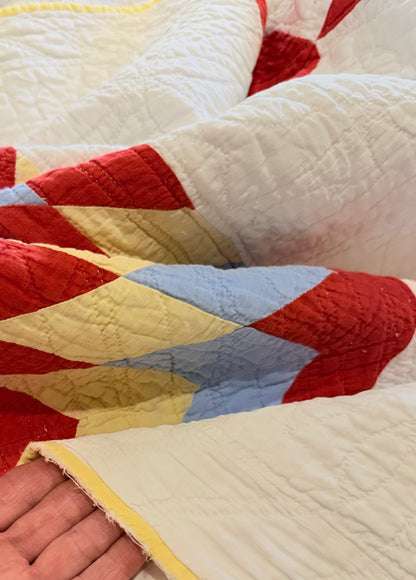 Broken Star Quilt in Solids