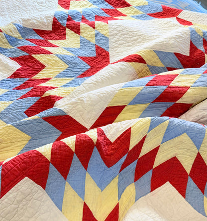Broken Star Quilt in Solids