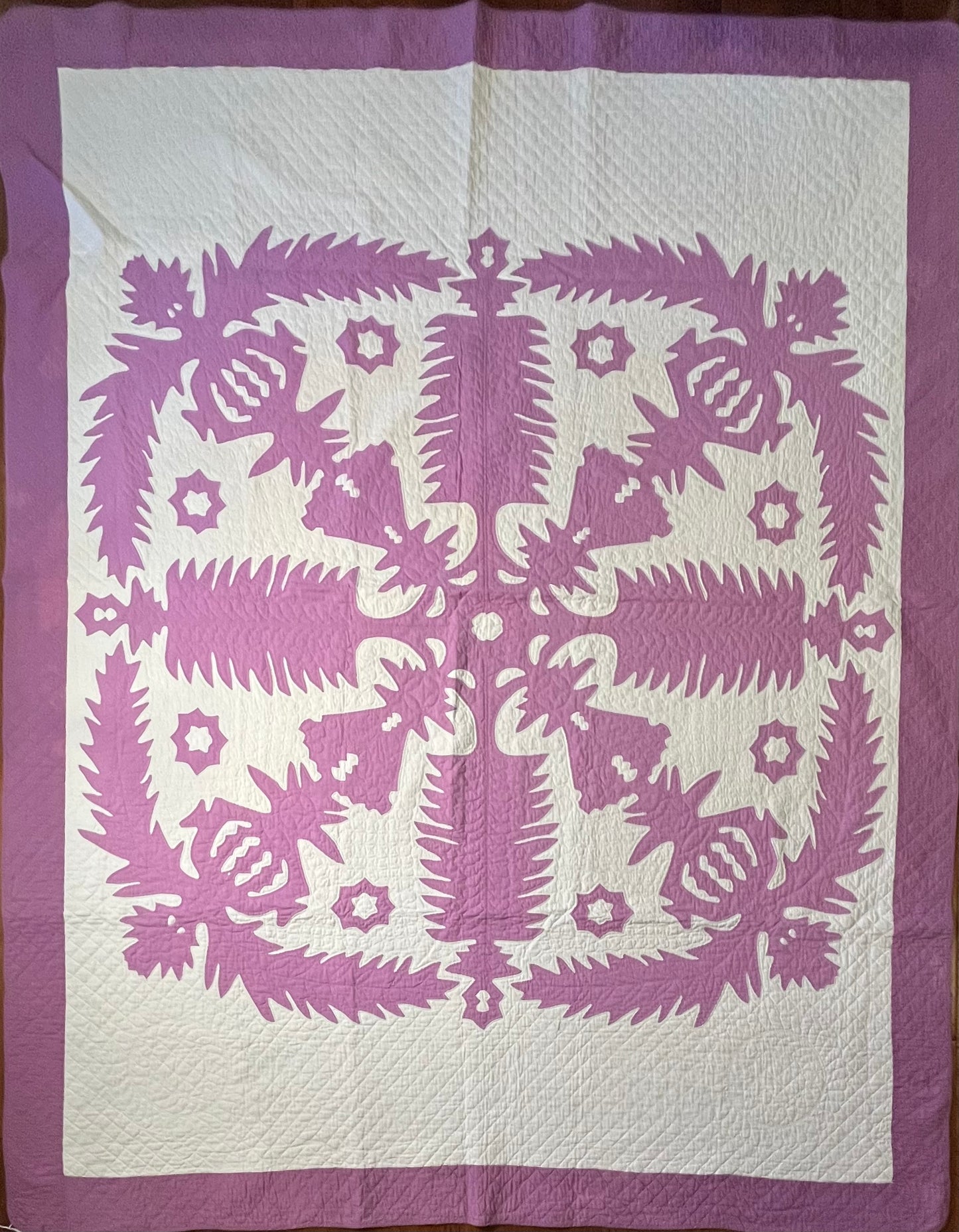 Hawaiian Crowns and Lehua Quilt