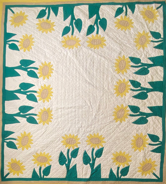 Mountain Mist Sunflower Quilt SOLD