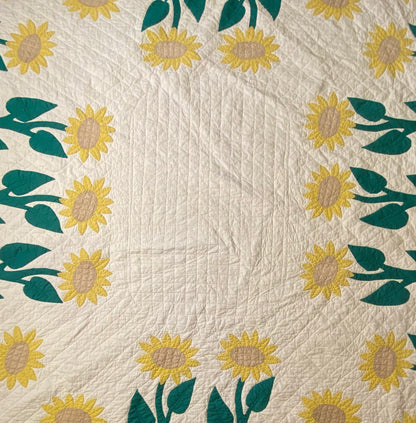 Mountain Mist Sunflower Quilt SOLD