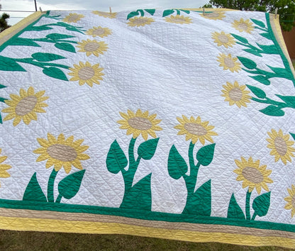 Mountain Mist Sunflower Quilt SOLD