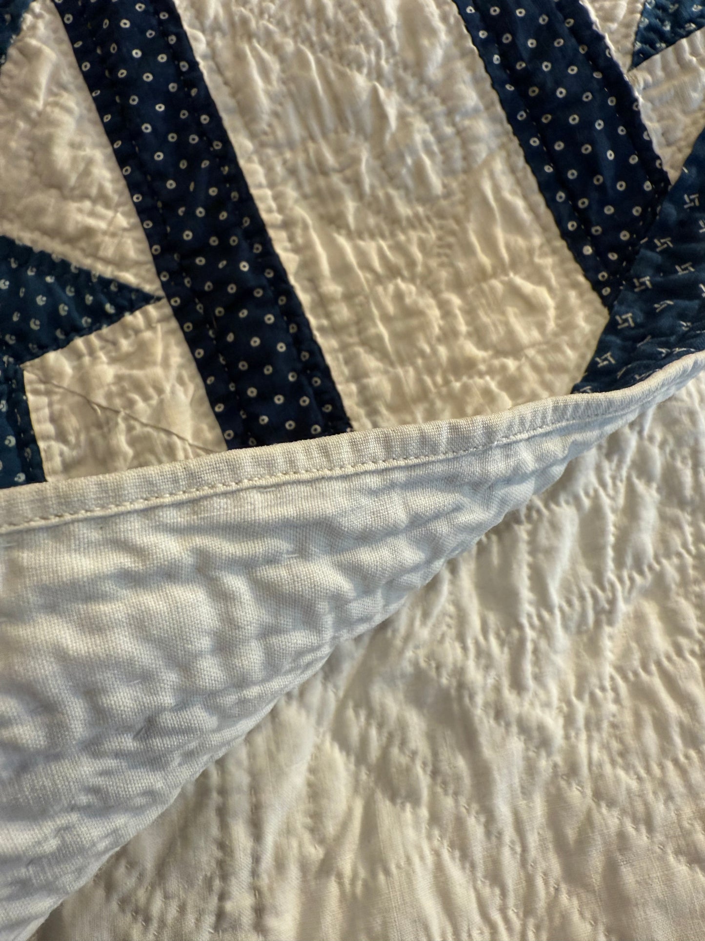 Signed Dated Variable Stars Quilt with Garden Maze Setting