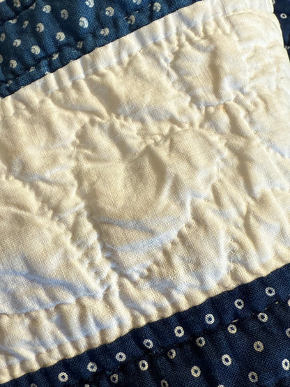 Signed Dated Variable Stars Quilt with Garden Maze Setting