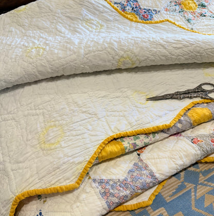 Smaller Scale Six Point Hexagonal Stars Quilt