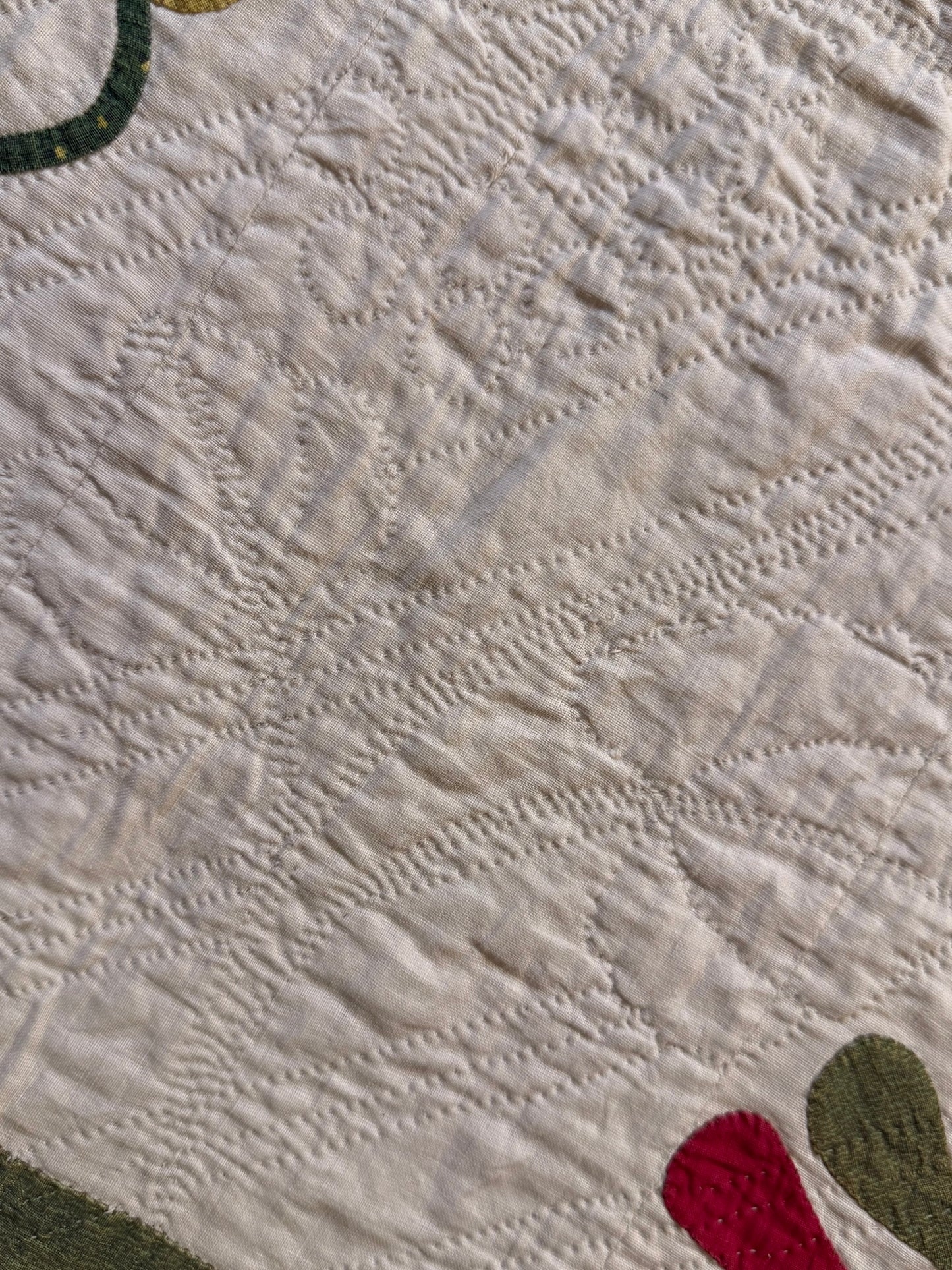 Early 9 Block Whimsical Applique  Quilt