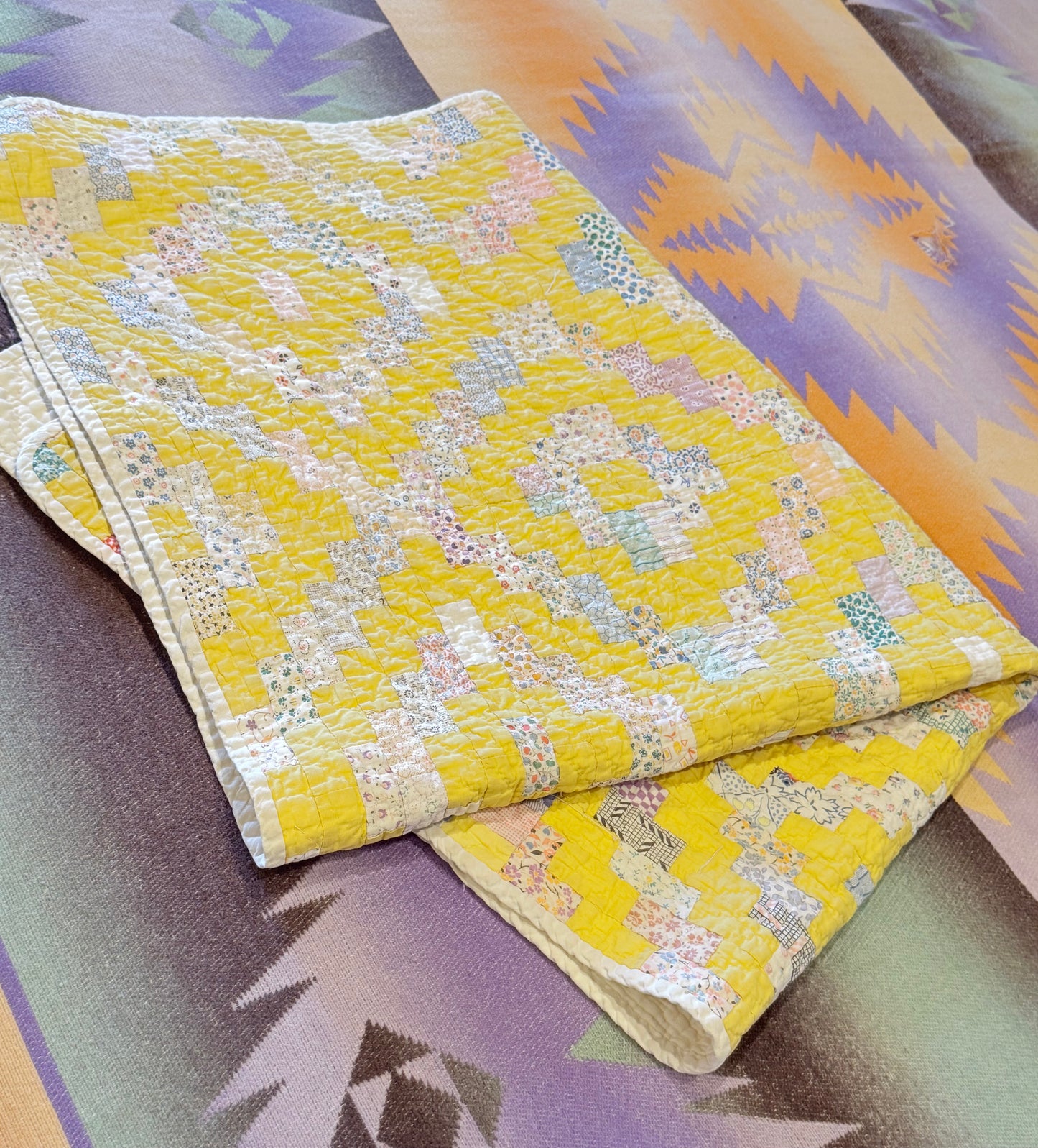 Brickwork Crib Quilt