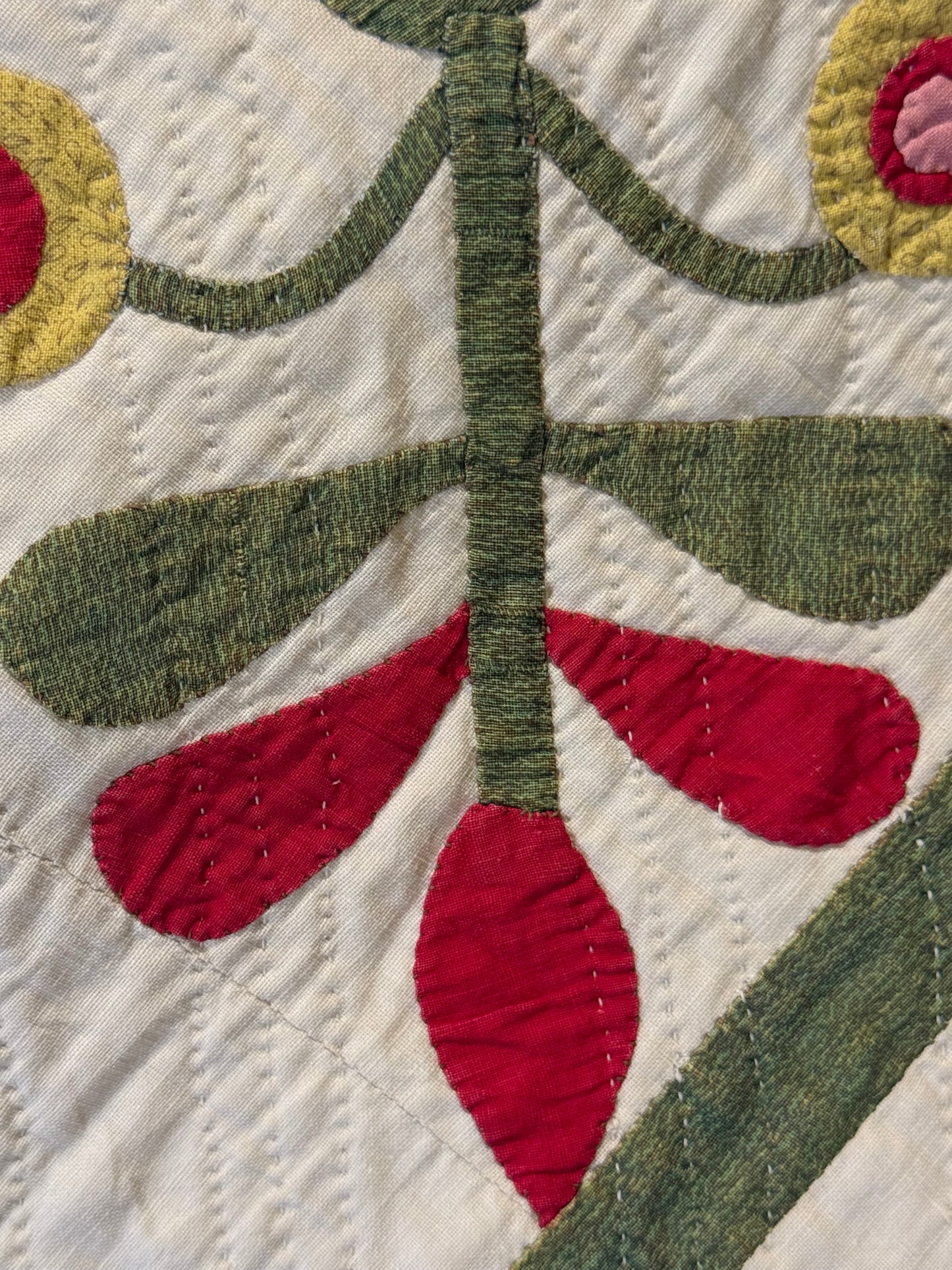 Early 9 Block Whimsical Applique  Quilt