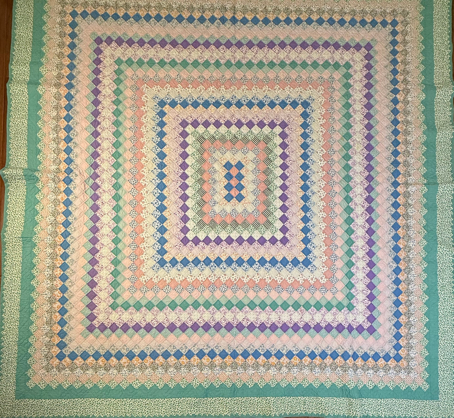 Trip Around The World Quilt.