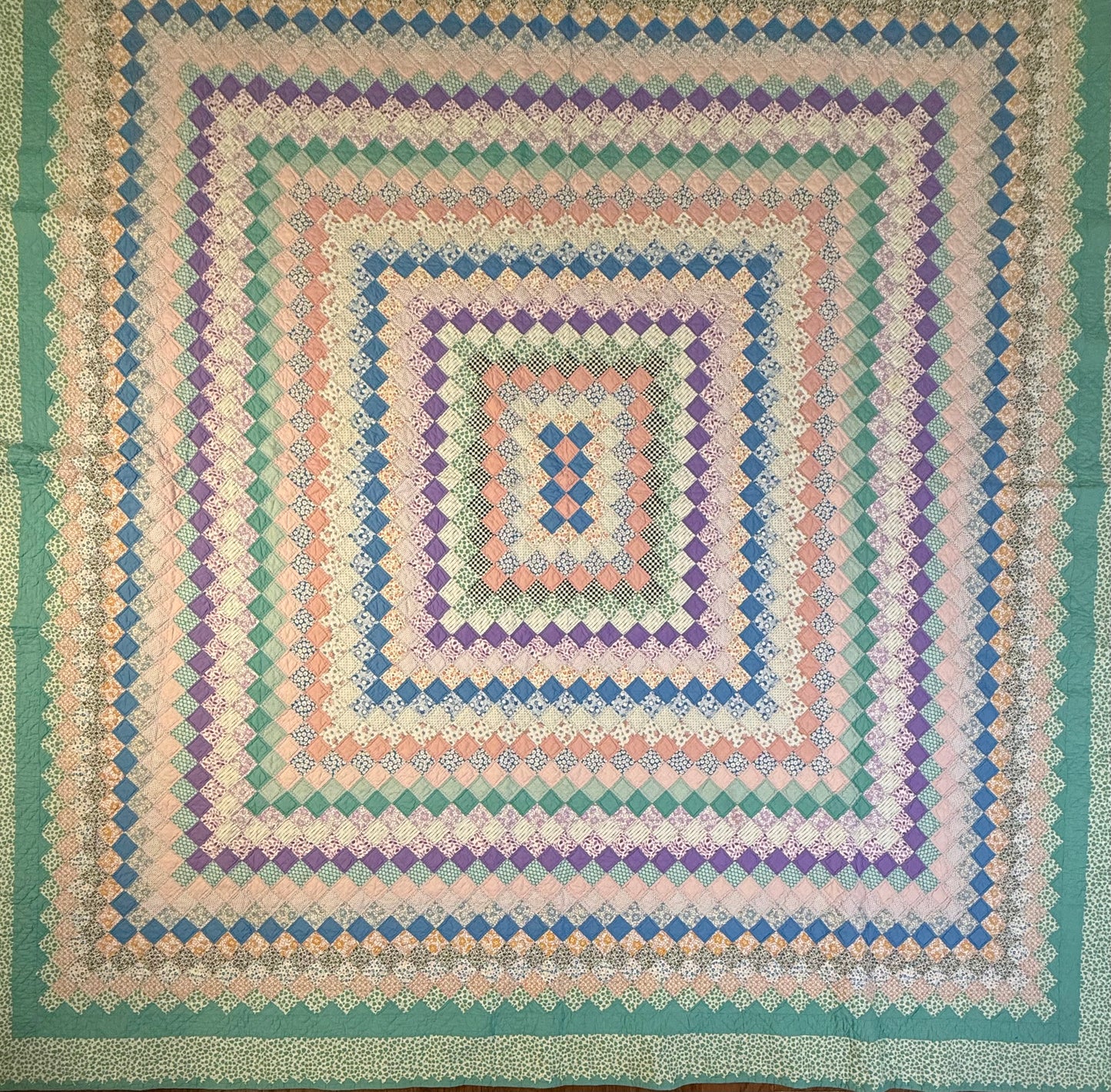 Trip Around The World Quilt.