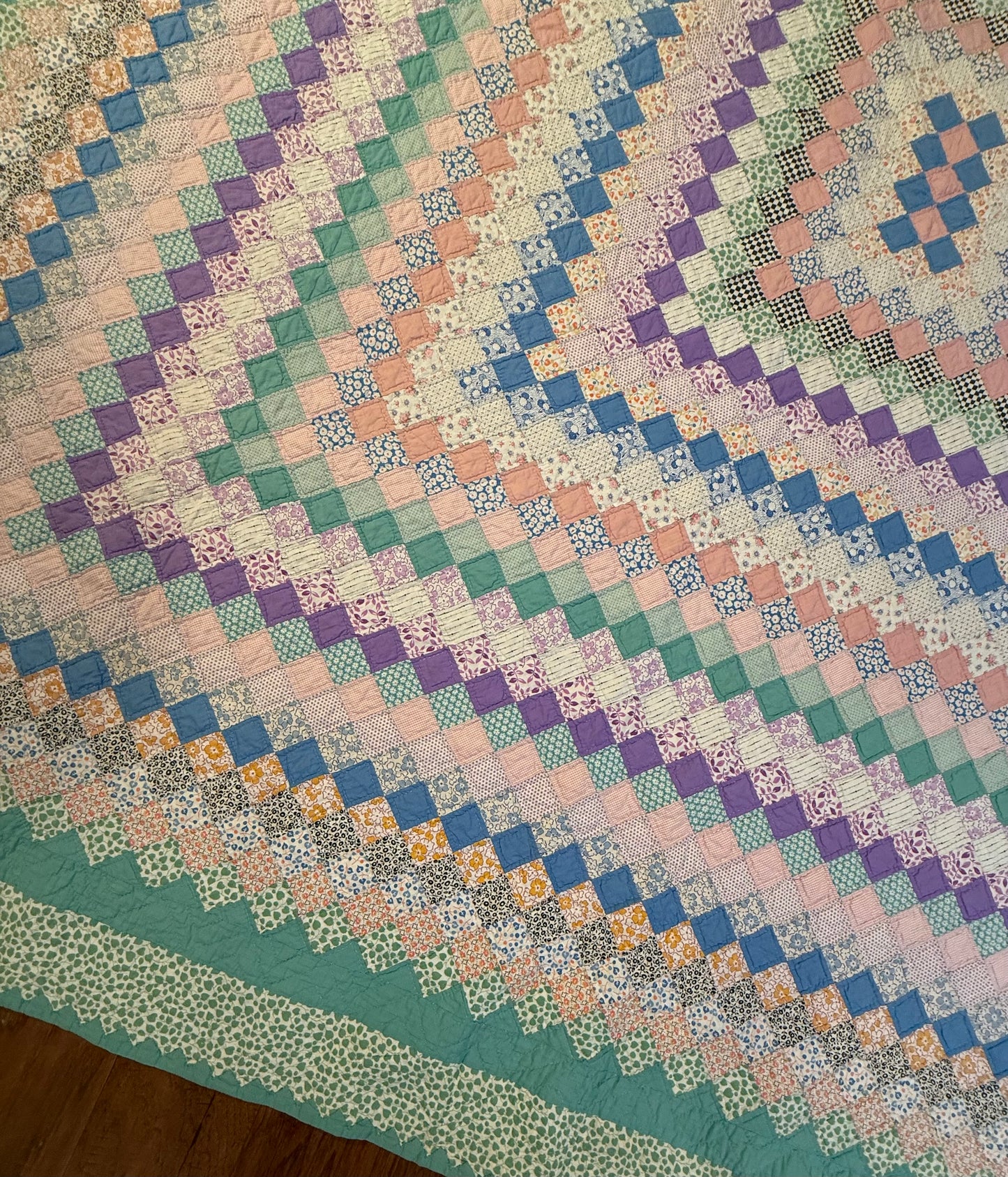 Trip Around The World Quilt.