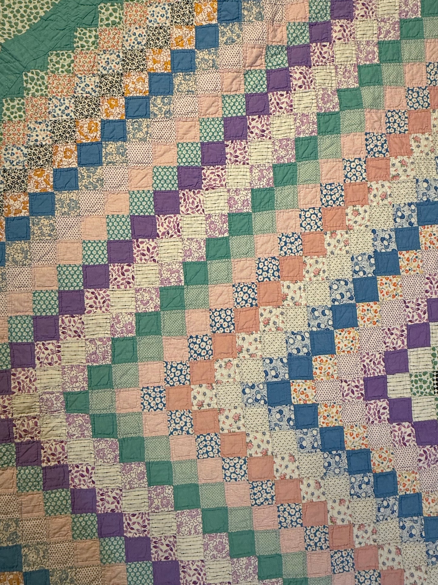 Trip Around The World Quilt.