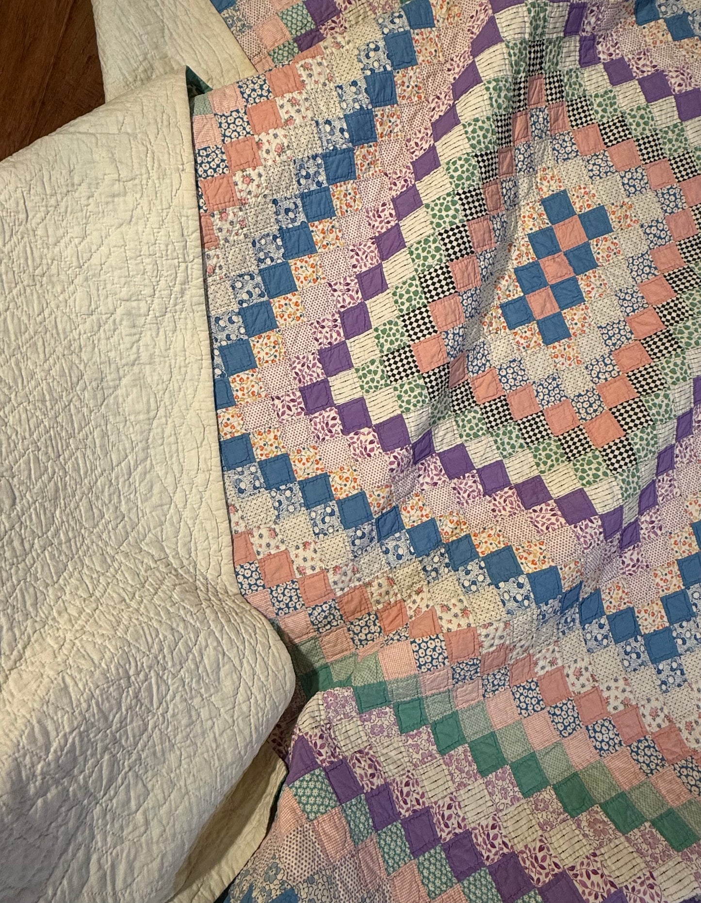 Trip Around The World Quilt.