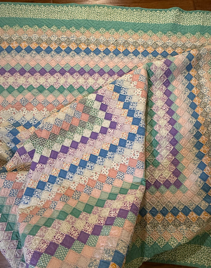 Trip Around The World Quilt.