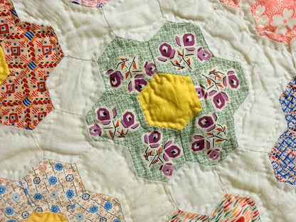 Outstanding Mosaic Flower Garden Quilt